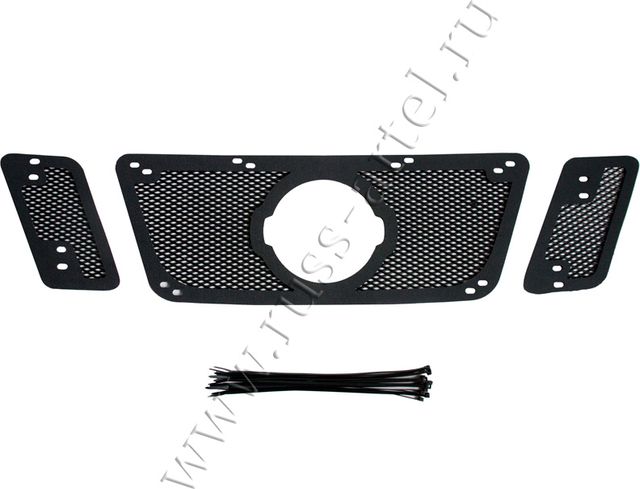 Защитная сетка Русская Артель решетки радиатора для Nissan Pathfinder R51 рестайлинг 2010-2014. Артикул SRN-140102