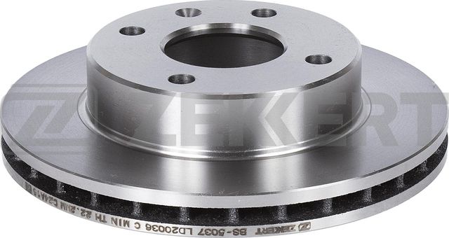Тормозной диск Zekkert передний для Ford Escort III 1982-1985. Артикул BS-5037