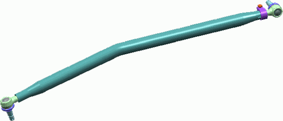 Рулевая тяга продольная Lemforder. Артикул 33982 01