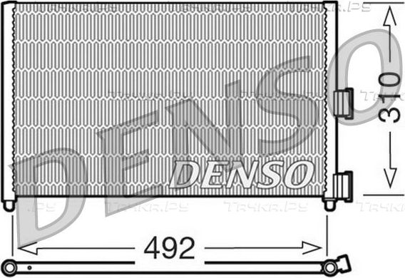 Радиатор кондиционера (конденсатор) Denso для Fiat Doblo I 2004-2015. Артикул DCN09071