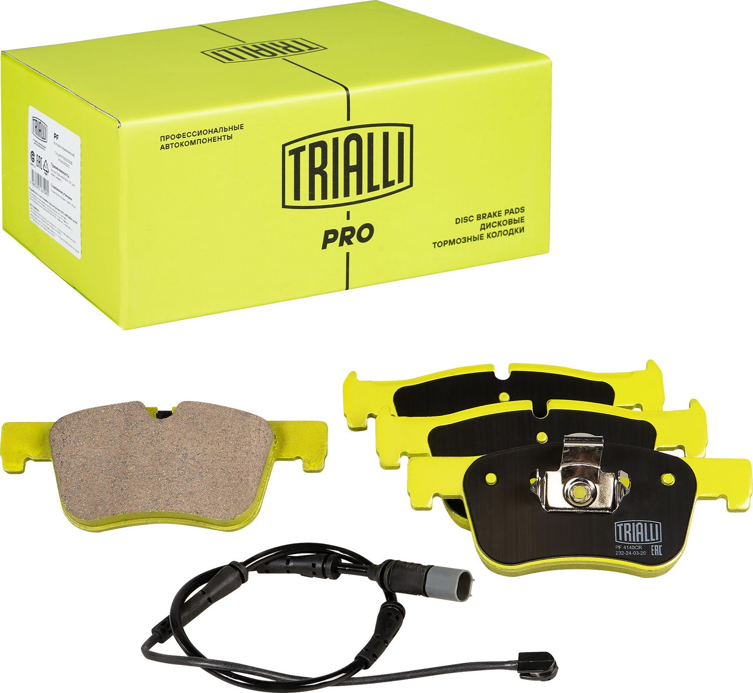 Тормозные колодки Trialli (Керамика). Артикул PF 4140CR