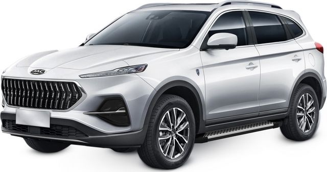 Пороги алюминиевые Rival "Bmw-Style круг" для JAC S7 2020-2026. Артикул D180AL.9202.1