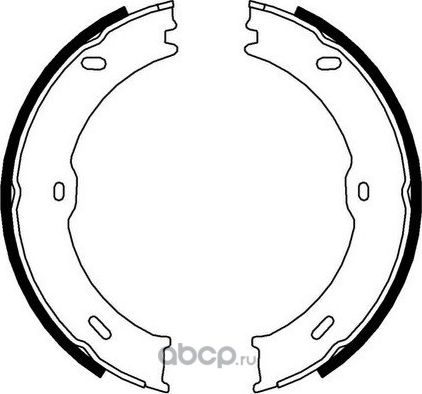 Колодки стояночного тормоза барабанные (Dynamatrix-Korea) Dynamatrix-Korea. Артикул DBS4001