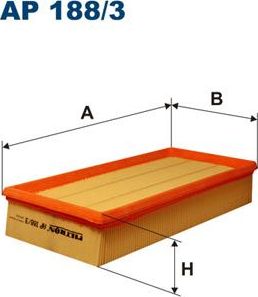 Воздушный фильтр Filtron. Артикул AP 188/3