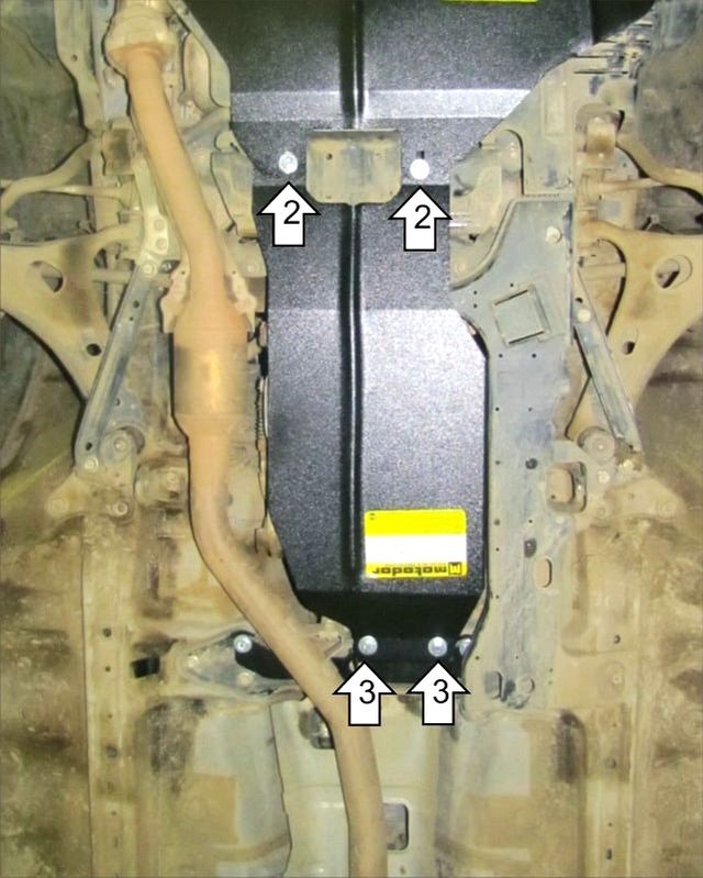 Защита Мотодор для КПП Subaru Forester IV 2013-2018. Артикул 02235