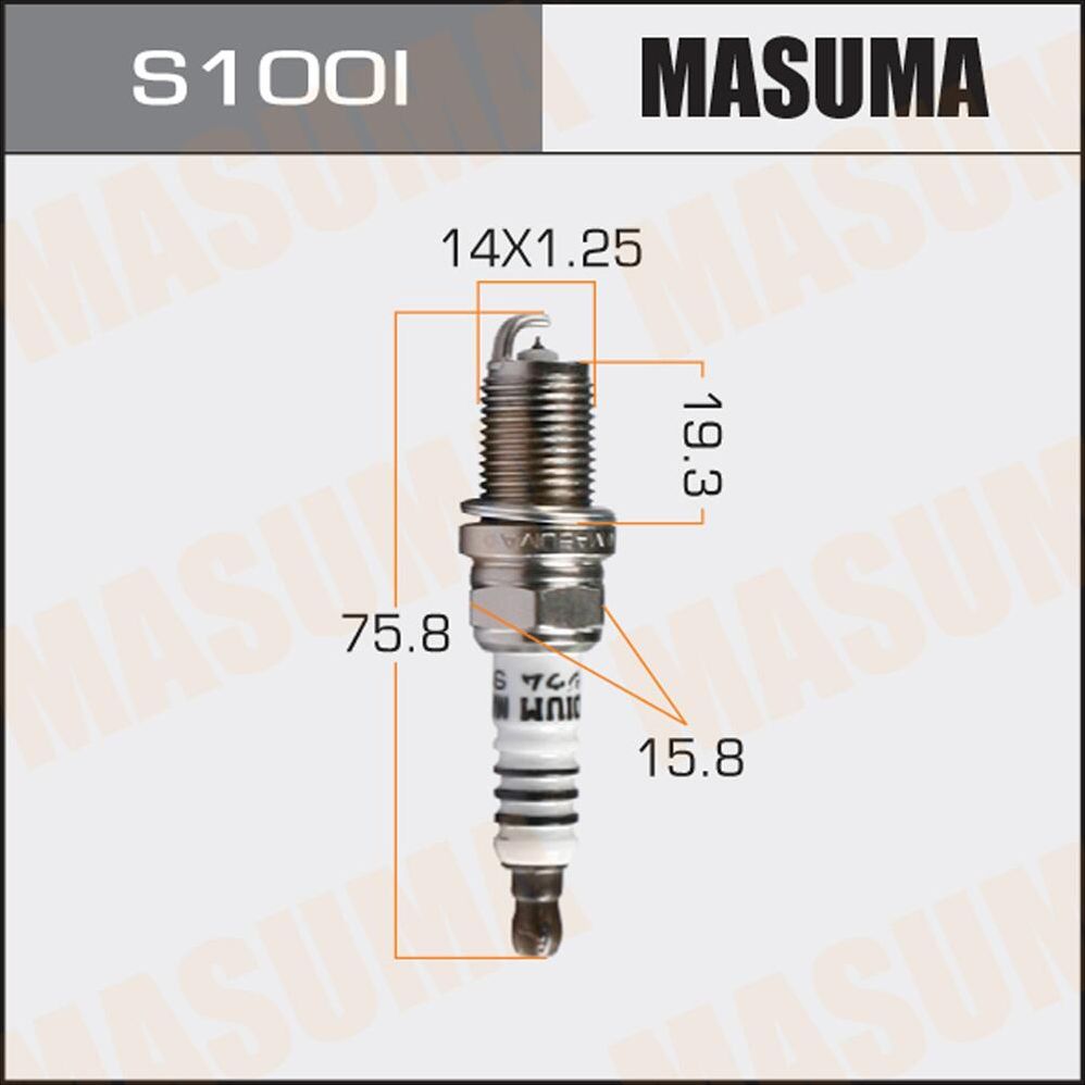 Свеча зажигания Masuma. Артикул S100I