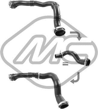 Патрубок интеркулера Metalcaucho. Артикул 97625