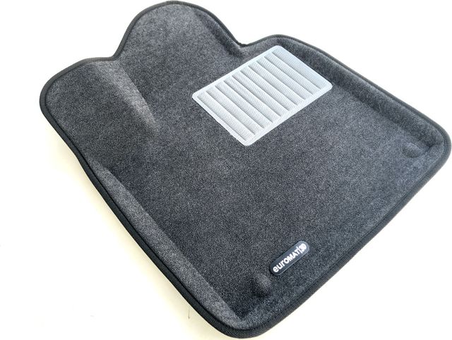 Коврики текстильные Euromat 3D Business для салона Kia Sorento Prime III 2015-2026 Темно-серые. Артикул EMC3D-002925G