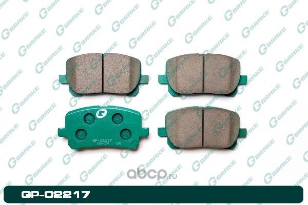 Колодки тормозные дисковые (G-Brake). Артикул GP02217