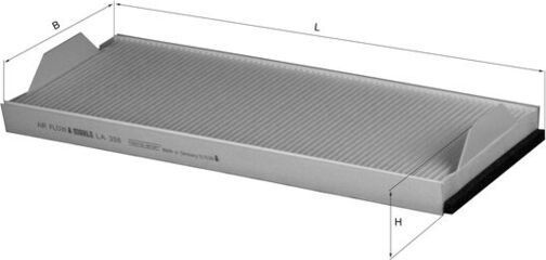 Салонный фильтр Mahle для Mercedes-Benz Axor 2004-2026. Артикул LA 358