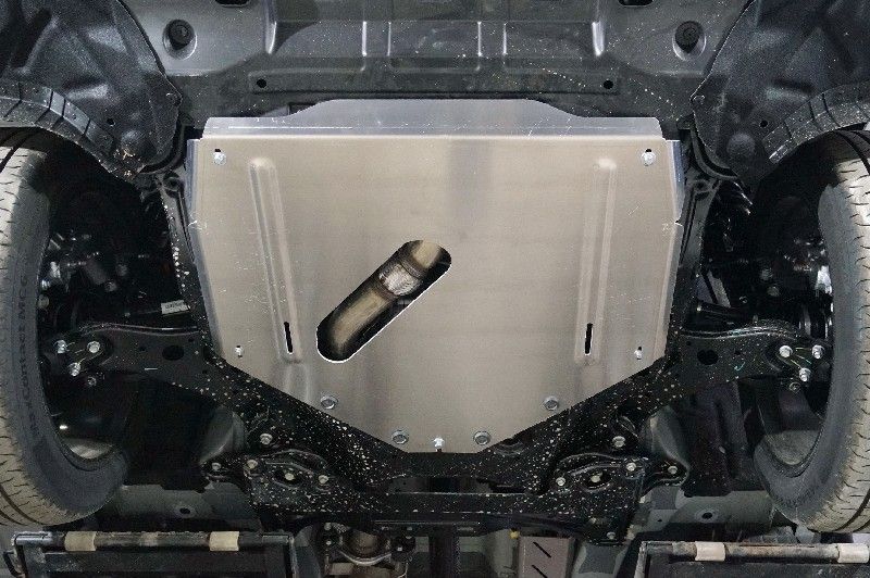 Защита алюминиевая ТСС (4 мм) для картера и КПП Changan UNI-K 2023-2026. Артикул ZKTCC00617