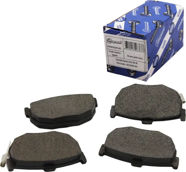 Колодки тормозные задние, комплект (Riginal). Артикул RG583022FA00