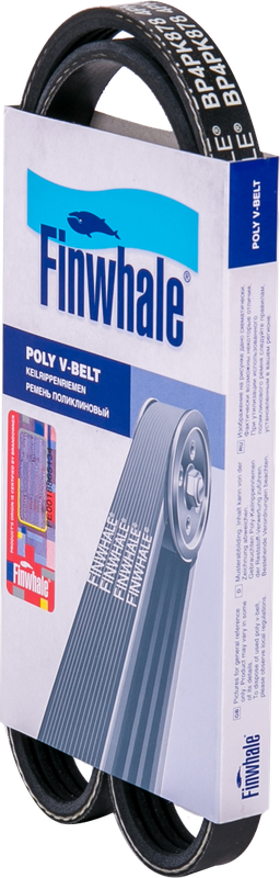Приводной ремень поликлиновой Finwhale для Nissan 200SX S14 1993-1999. Артикул BP4PK878