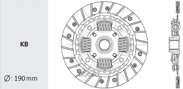 Диск сцепления (Valeo) Valeo. Артикул KD18
