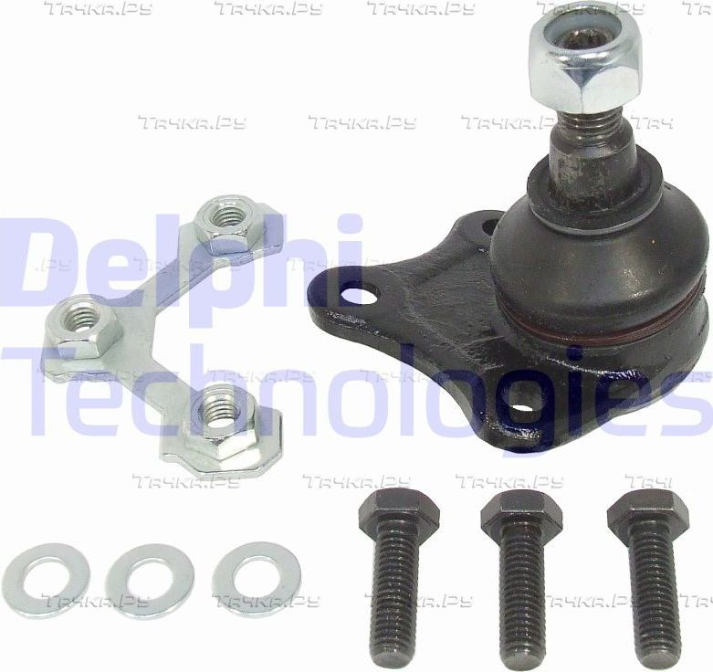 Шаровая опора Delphi передняя правая нижняя для Audi A3 I (8L) 1996-2003. Артикул TC825