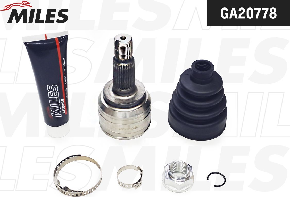 Шрус наружный (граната) Miles. Артикул GA20778