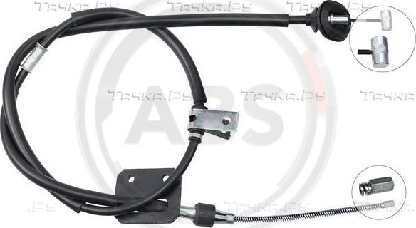 Трос ручника (тросик ручного тормоза) ABS. Артикул K15917
