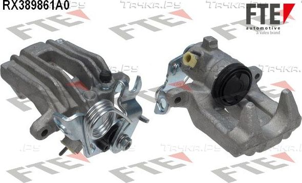 Тормозной суппорт FTE задний левый для Audi A6 allroad I (C5) 2000-2005. Артикул RX389861A0