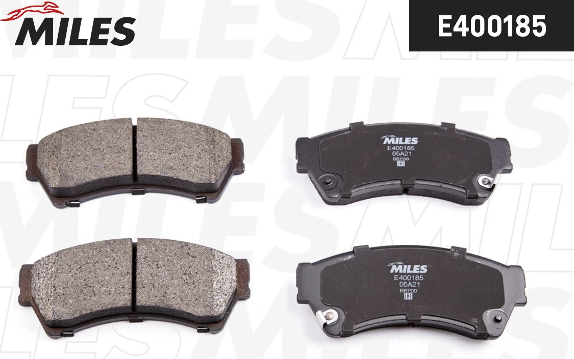 Тормозные колодки Miles (Low-Metallic). Артикул E400185