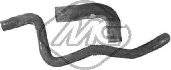 Патрубок радиатора (системы охлаждения) Metalcaucho для Renault Modus I 2004-2012. Артикул 09153