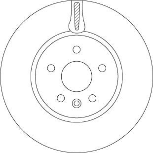 Тормозной диск TRW. Артикул DF6820