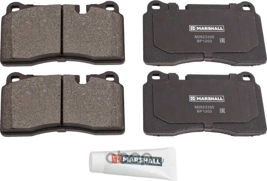 Колодки тормозные дисковые передние (Marshall). Артикул M2623395