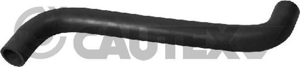 Патрубок радиатора (системы охлаждения) Cautex. Артикул 026642