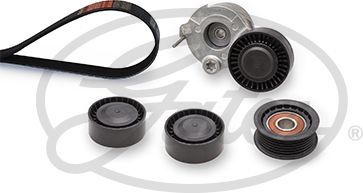 Приводной ремень поликлиновой с роликами (комплект) Gates Micro-V® для Audi Q7 I (4L) 2007-2015. Артикул K056PK2520