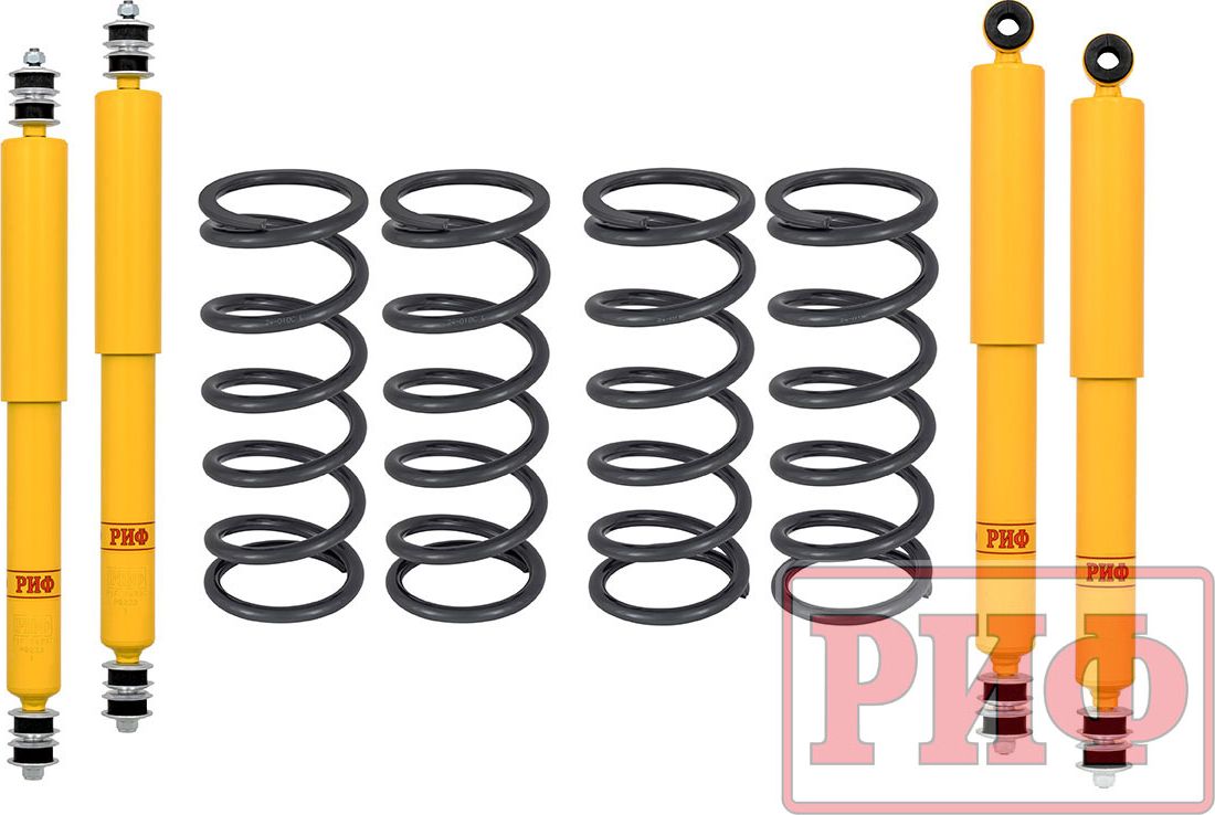 Лифт-комплект РИФ жесткий для Land Rover Defender 110 I 1983-2016, лифт 50 мм. Артикул RIF-DEF-C