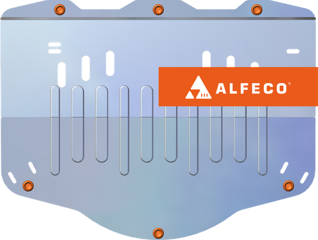 Защита алюминиевая Alfeco для картера и МКПП Citroen C5 II 2010-2017. Артикул ALF.04.32al