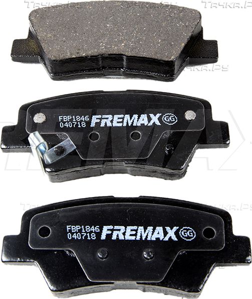 Тормозные колодки Fremax задние для Kia Opirus I 2006-2011. Артикул FBP-1846