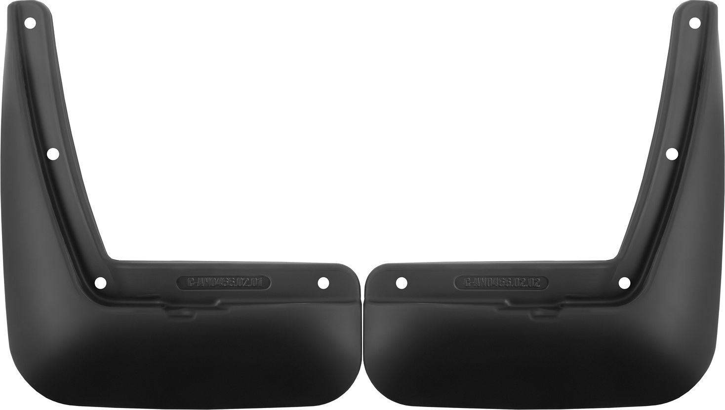 Брызговики Frosch (в пакете) задняя пара для Changan UNI-T I 2022-2026. Артикул NLF.AN0466.E11