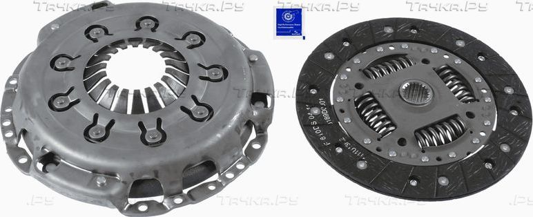 Сцепление (комплект) SACHS для Renault Grand Scenic III 2009-2015. Артикул 3000 951 986