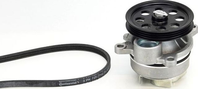 Комплект поликлинового ремня ContiTech. Артикул 3PK725 ELAST WP1