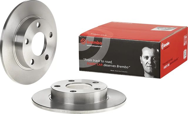 Тормозной диск Brembo задний для Audi S2 I 1990-1996. Артикул 08.5213.20