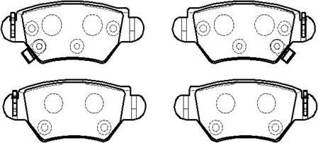 Тормозные колодки HSB. Артикул HP5136