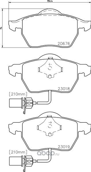 Колодки тормозные дисковые (Textar) Textar. Артикул 2301805