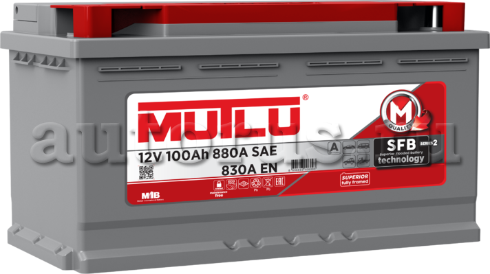 L5.100.083.A_аккумуляторная батарея! 100Ah 830A + справа 353/175/190/ (Mutlu). Артикул L5100083A