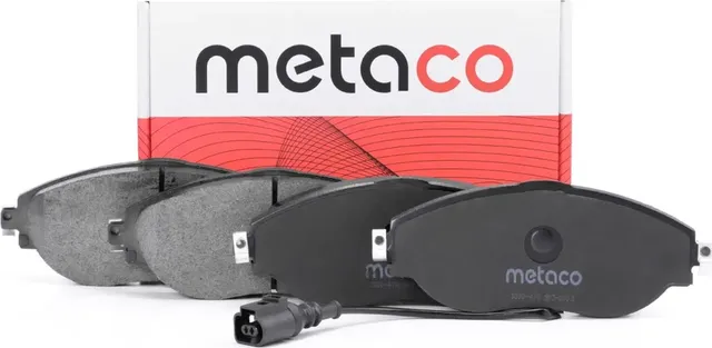 Колодки тормозные передние к-кт (Metaco). Артикул 3000478