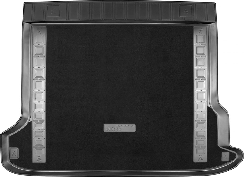 Коврик комбинированный Норпласт для багажника Toyota Land Cruiser Prado 150 рестайлинг 2017-2026 5 мест. Черный. Артикул NPA00-T88-485-CM