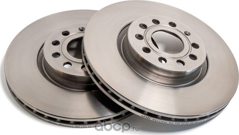 Диск тормозной передний (Absel). Артикул WG421006