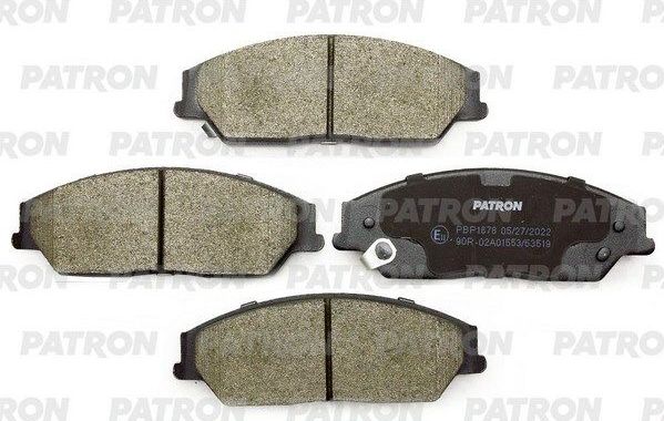 Тормозные колодки Patron. Артикул PBP1678