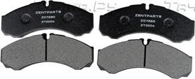 Тормозные колодки Zentparts. Артикул Z07220