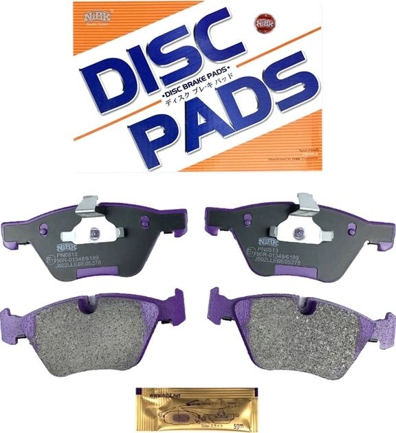 Тормозные колодки NiBK передние для BMW 1 I (E82/E88) 2007-2013. Артикул PN0513