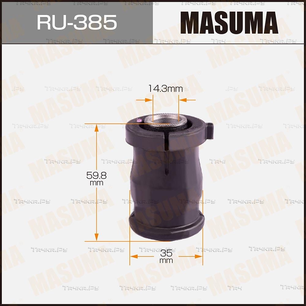 Сайлентблок переднего рычага подвески Masuma правый/левый нижний для Toyota Prius II (XW20) 2003-2009. Артикул RU-385