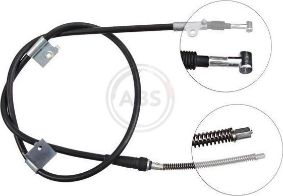 Трос ручника (тросик ручного тормоза) ABS. Артикул K17577