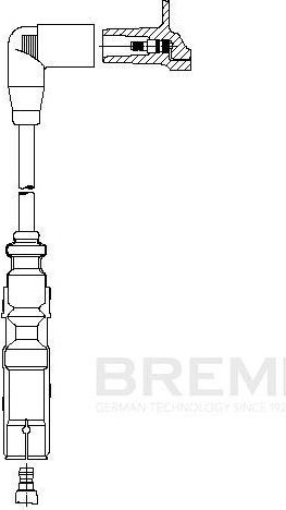 Высоковольтные провода (провода зажигания) Bremi. Артикул 162/47