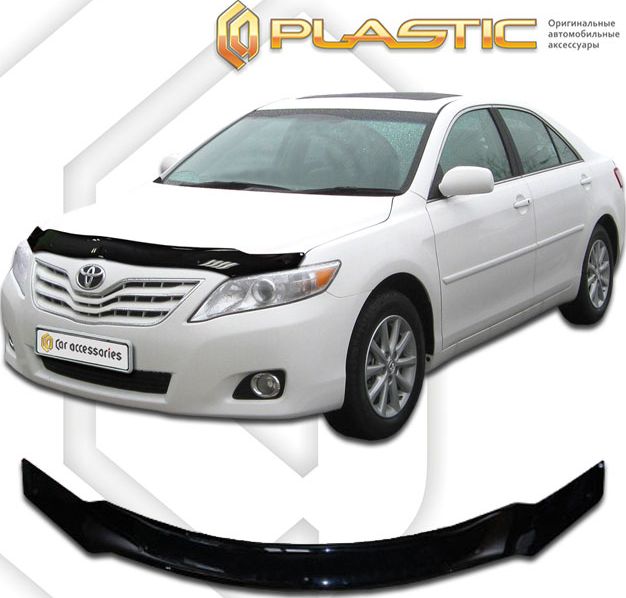 Дефлектор СА Пластик для капота (Classic черный) Toyota Camry 2009. Артикул 2010010103934