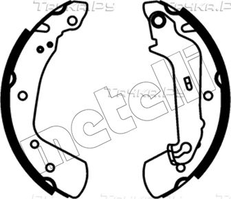 Тормозные колодки Metelli задние для Ford Fiesta VI 2008-2019. Артикул 53-0714