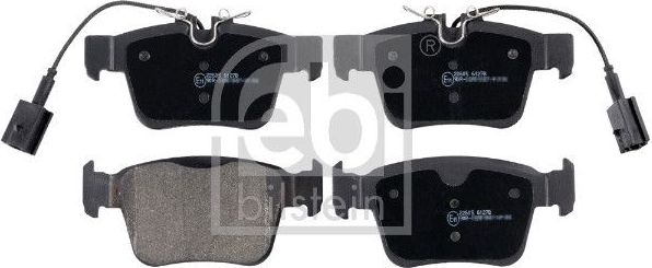 Тормозные колодки Febi Bilstein задние для Alfa Romeo Giulia II (952) 2015-2026. Артикул 116227